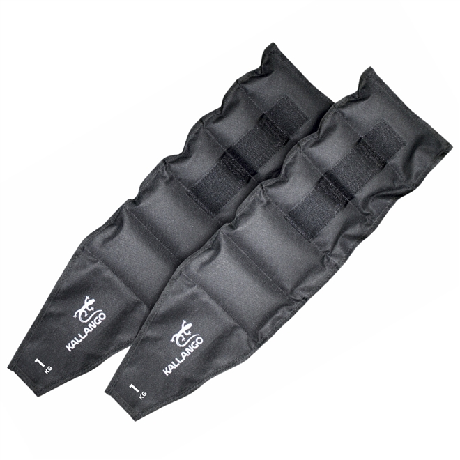 Caneleira Kallango Tradicional Nylon Preta 1kg Par