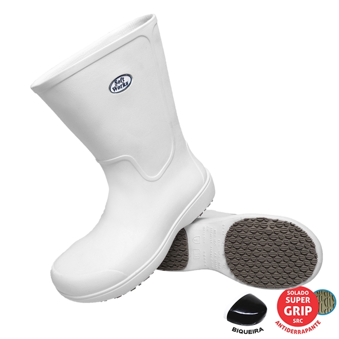 Bota Eva Antiderrapante Soft Works Com Biqueira BB86