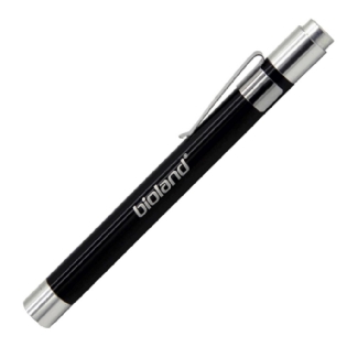 Lanterna Clínica Profissional Led Aluminio Preto Fosco Bioland LT200PRO