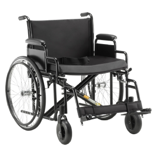 Cadeira de Rodas Obeso Dobrável D500 180kg 62cm Dellamed 