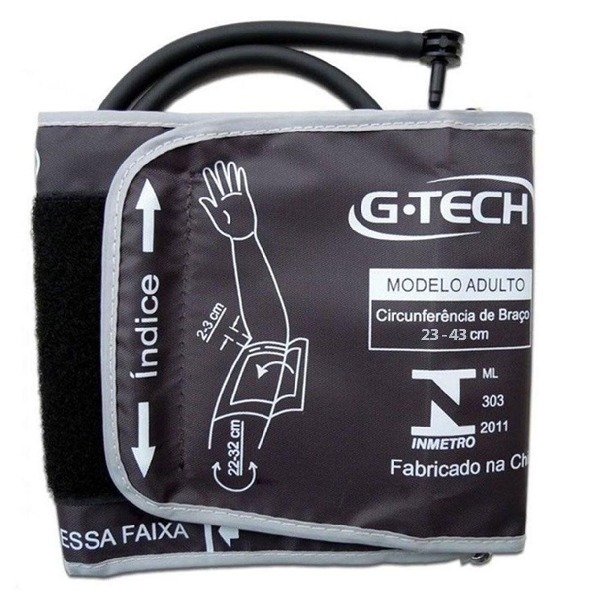 Braçadeira Adulto Aparelho de Pressao Digital de Braço 23-43cm LA250