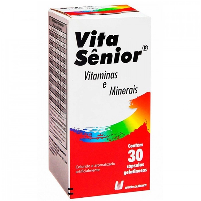 Vita Sênior Vitaminas e Minerais 30 Cápsulas