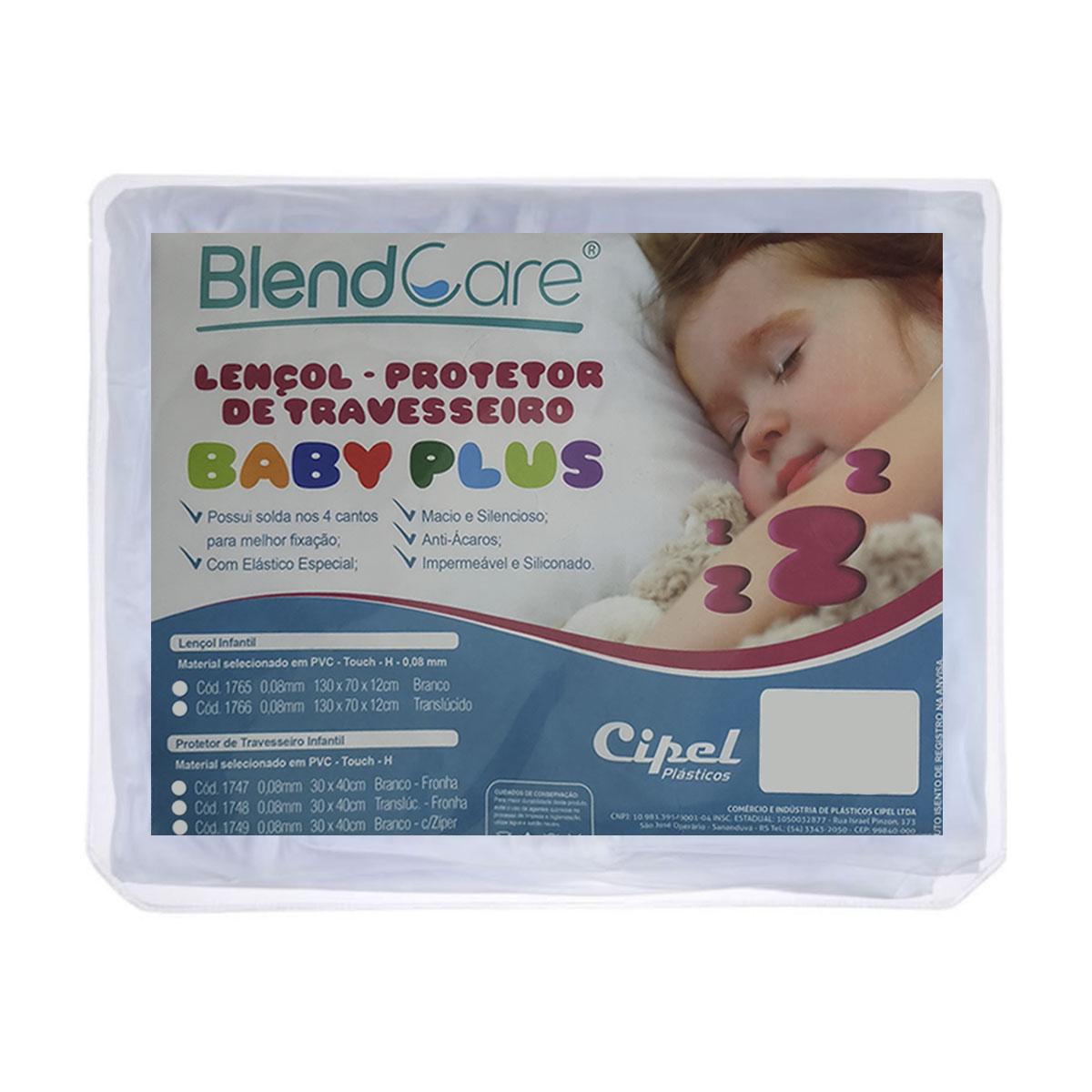 Capa Protetor Travesseiro Siliconada Infantil Transparente Baby Plus