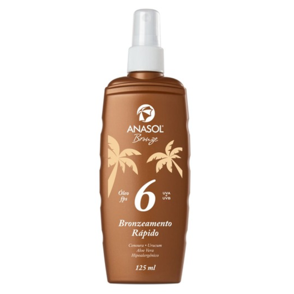 Óleo Bronzeador Anasol FPS 6 Spray 125ml