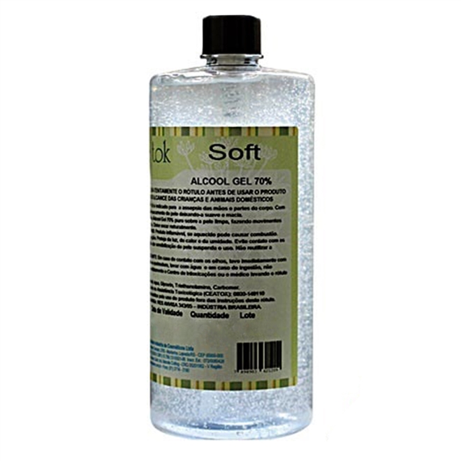 Álcool Gel 70% 4,70g Suave Tok Soft