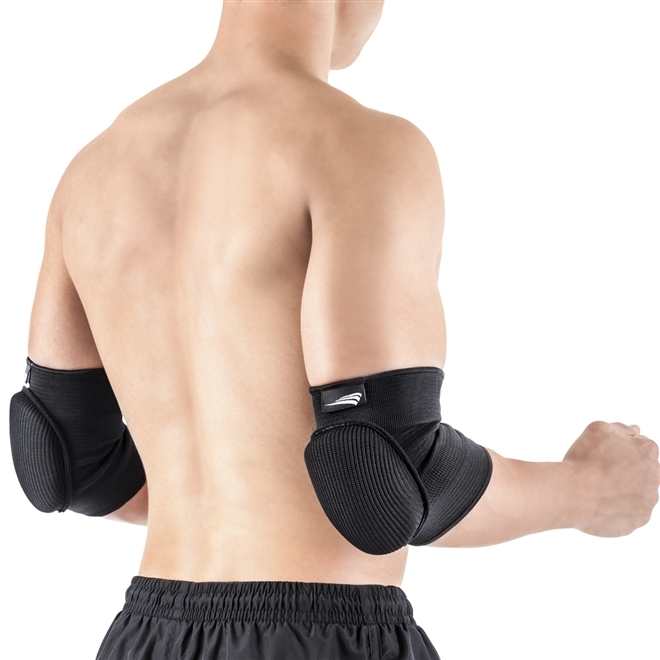 Cotoveleira Estofada Hidrolight Tamanho Único Preta EL07 Par