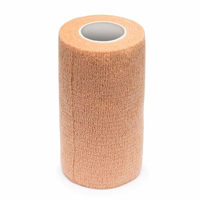 Atadura Faixa Elastica Autoaderente 5 x 450cm Bege Bioland