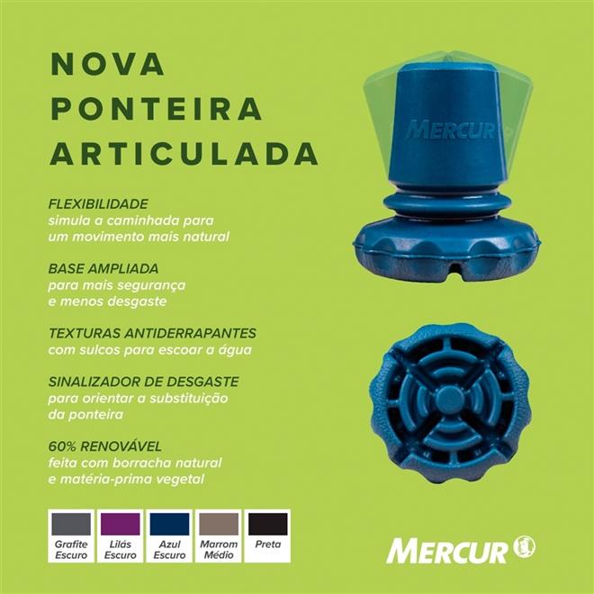 Muleta Canadense Mercur Fixa Lilas Escuro Unidade