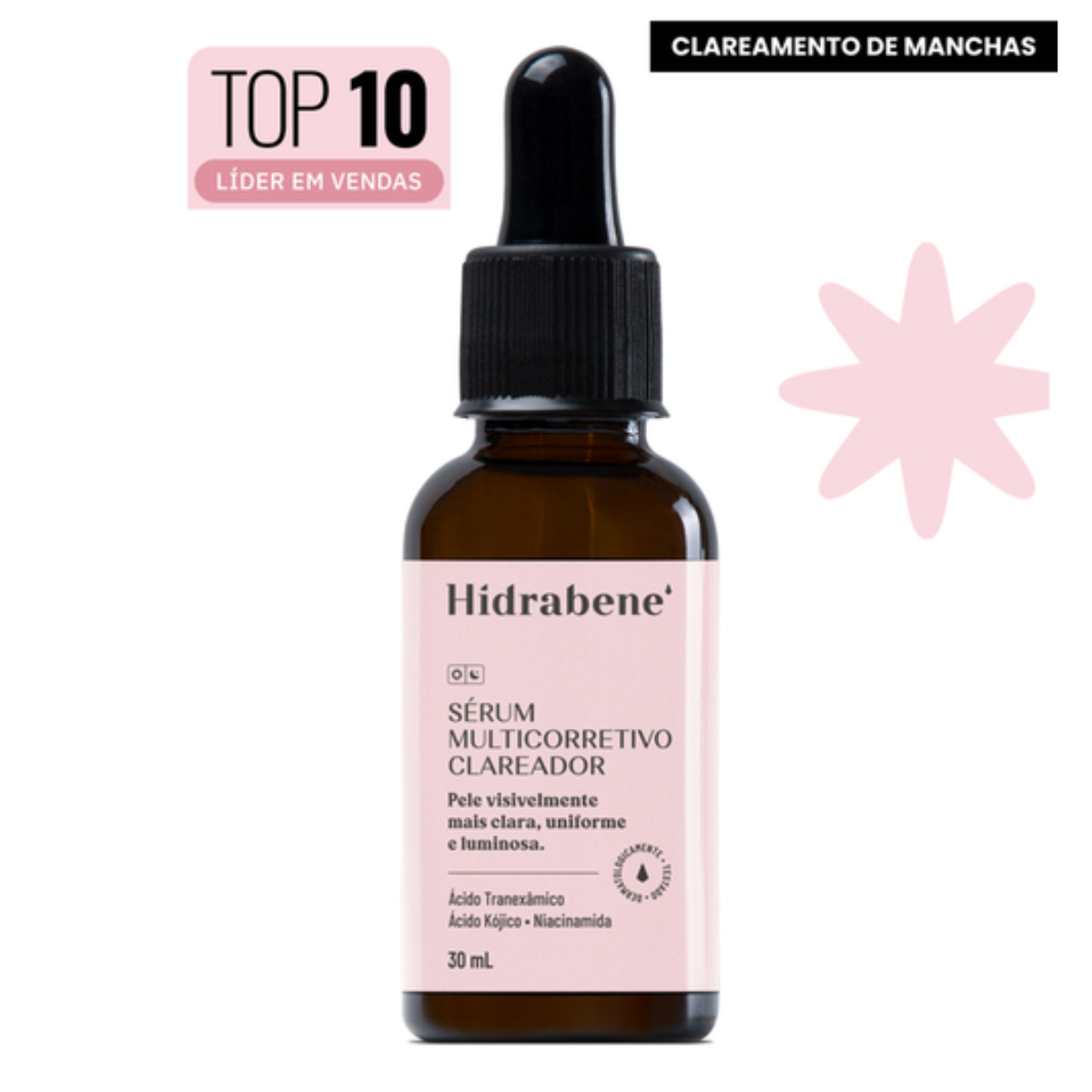 Sérum Multicorretivo Clareador Hidrabene 30ml