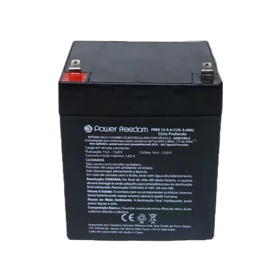 Bateria GB12-5/T1 Selada para Guincho 12V/7Ah Global 