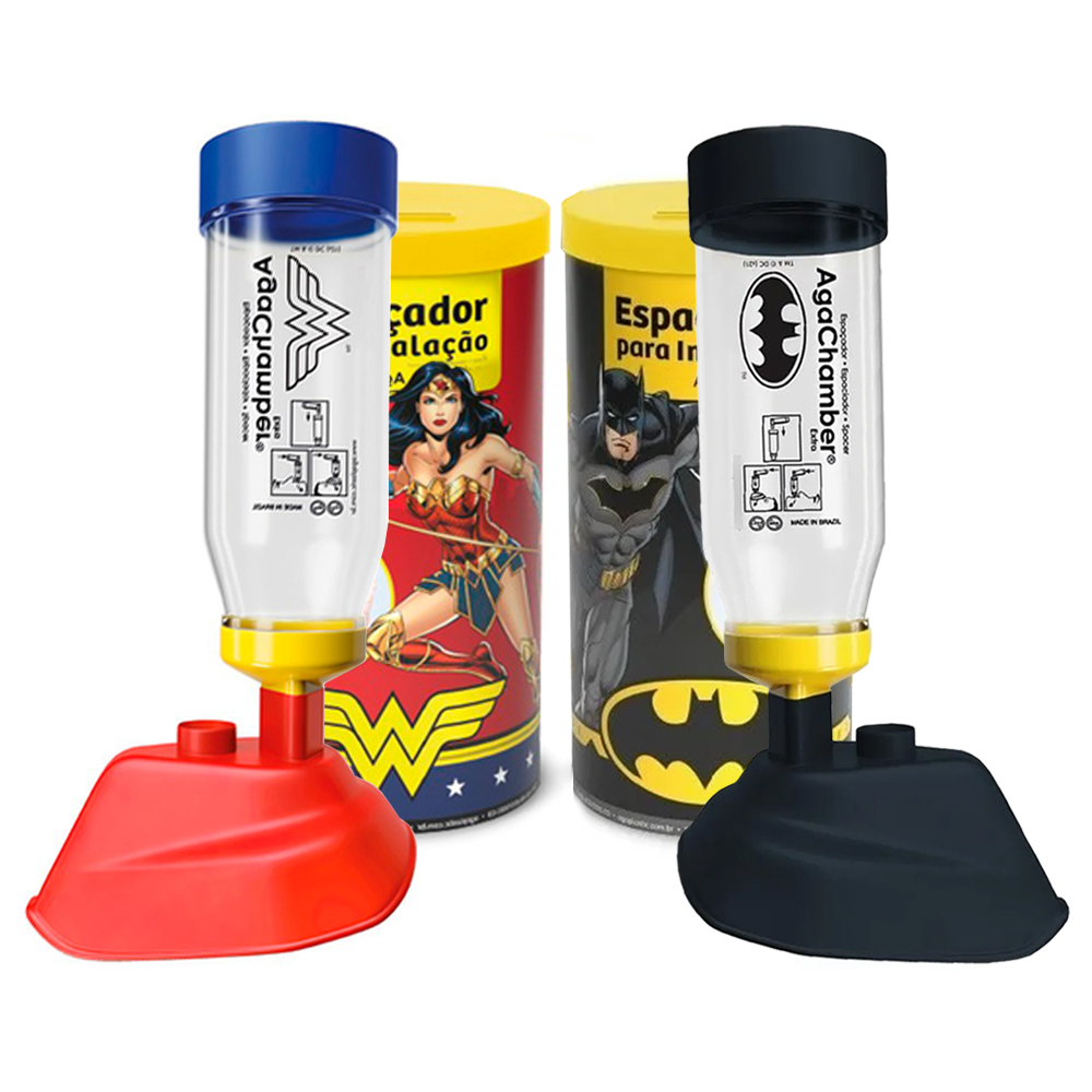 Espaçador Para Aerossolterapia Agachamber Adulto Infantil Cofrinho