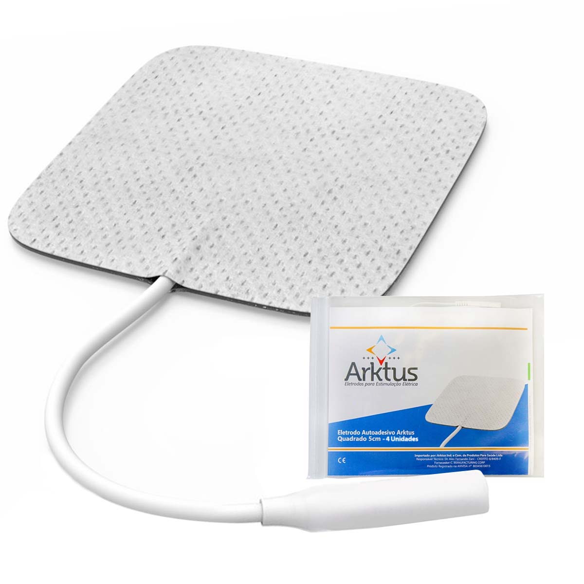 Eletrodo Autoadesivo 5x5cm 4 Unidades Arktus