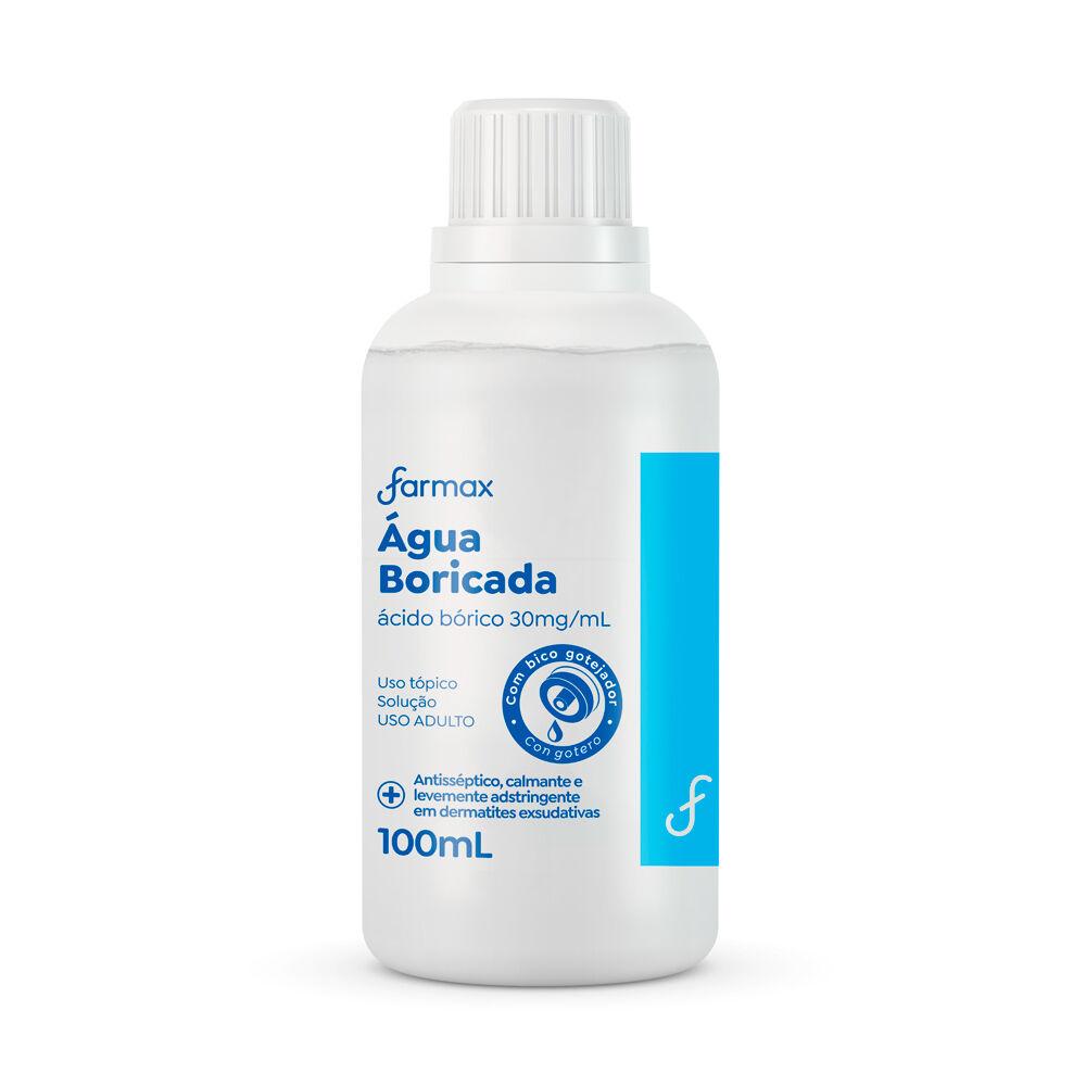 Água Boricada 30mg/ml 100ml Farmax