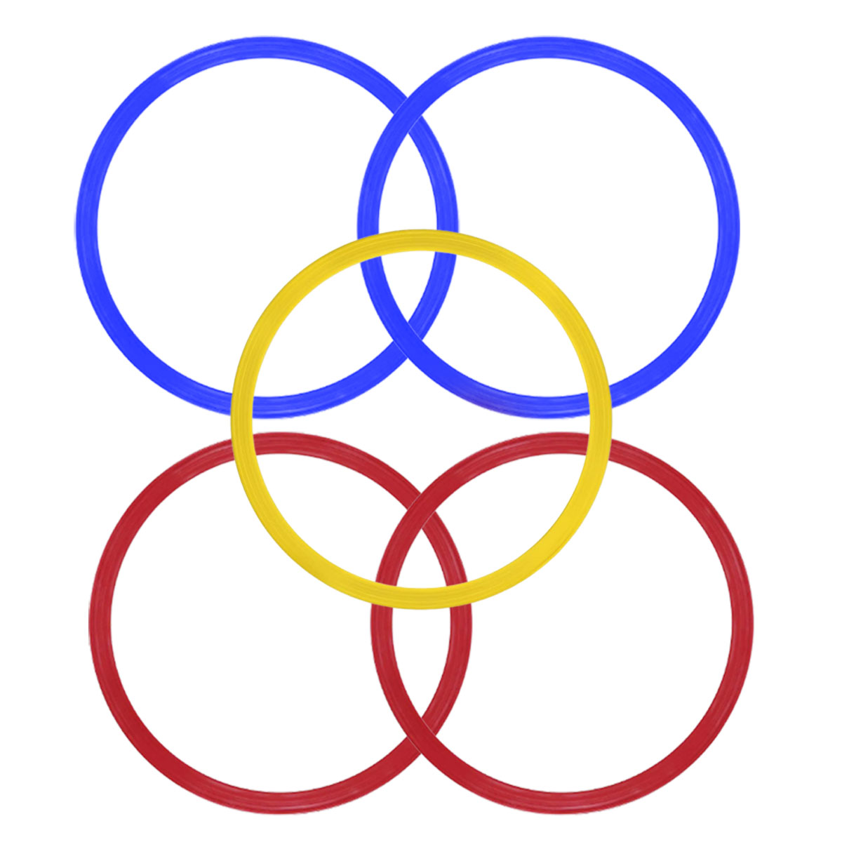 Kit Argola 5 Unidades Para Exercícios Físicos 38cm