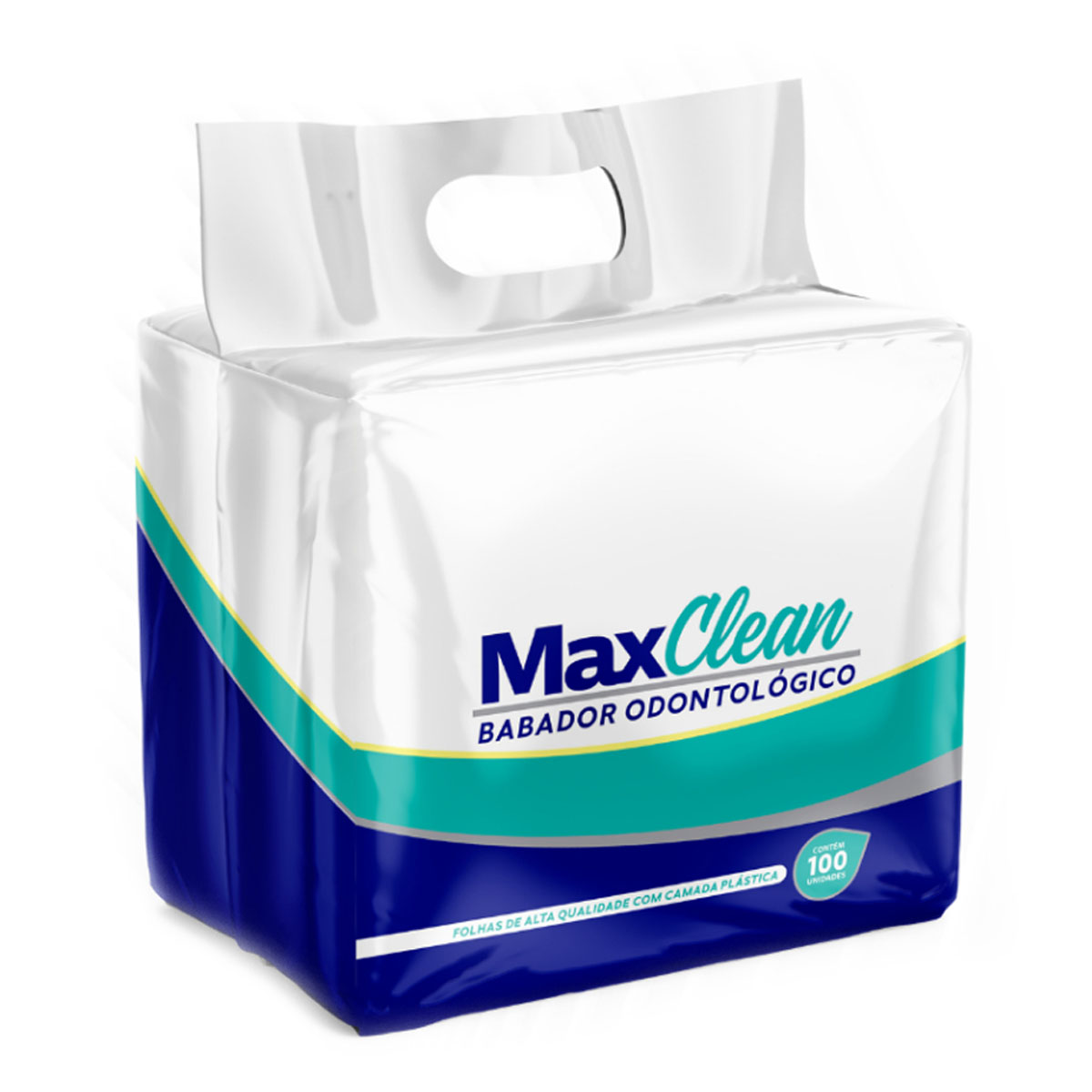 Babador Odontologico Descartável 30x40cm MaxClean C/100