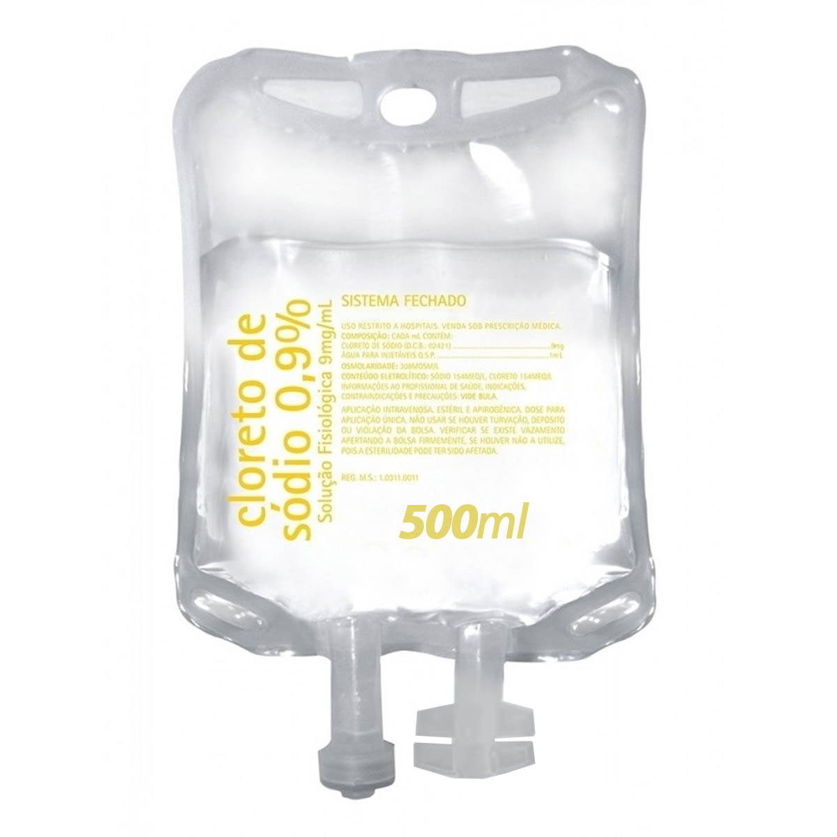 Soro Fisiológico de Sódio 0,9% Bolsa 500mL JP / Compre Aqui