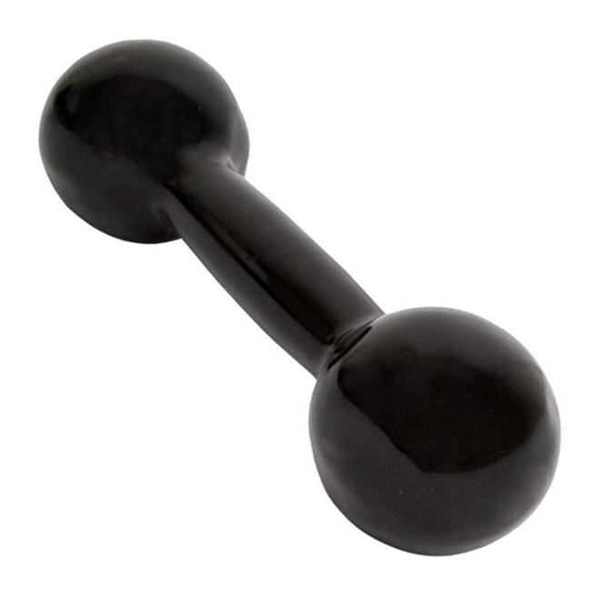 Halter Emborrachado Preto 9kg