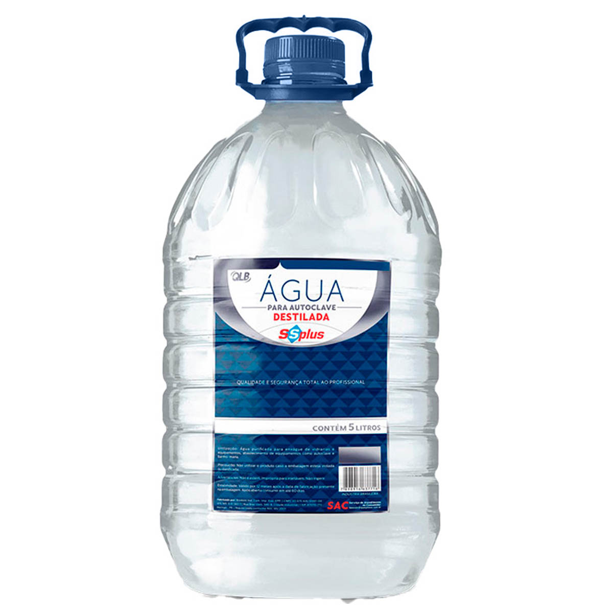 Água Autoclave Destilada 5000ML SSplus