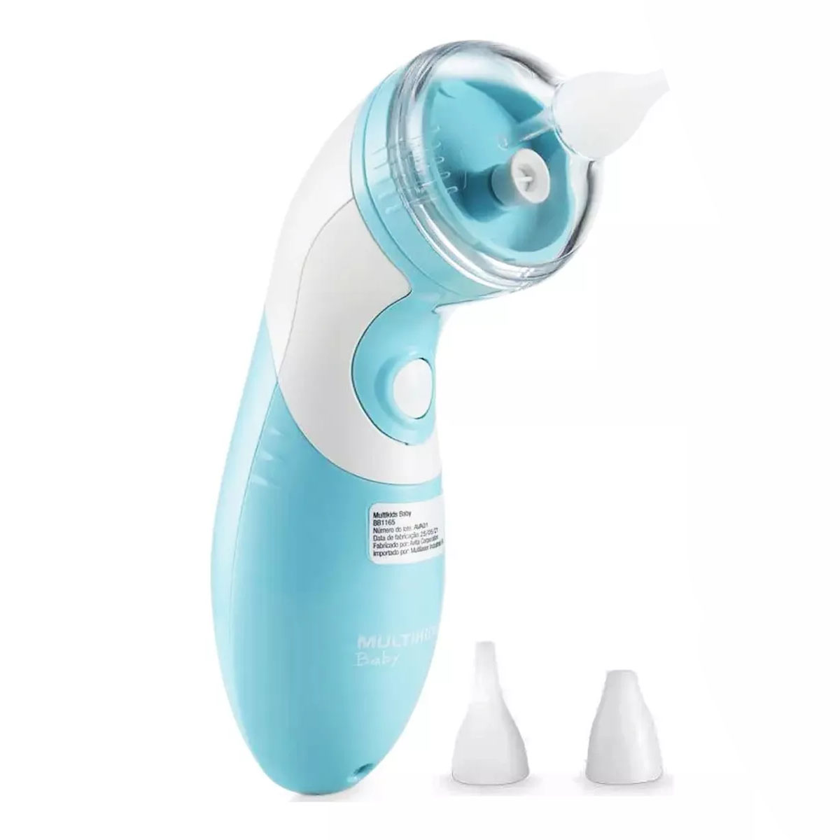 Aspirador Nasal Elétrico Azul Perfect Baby Multikids