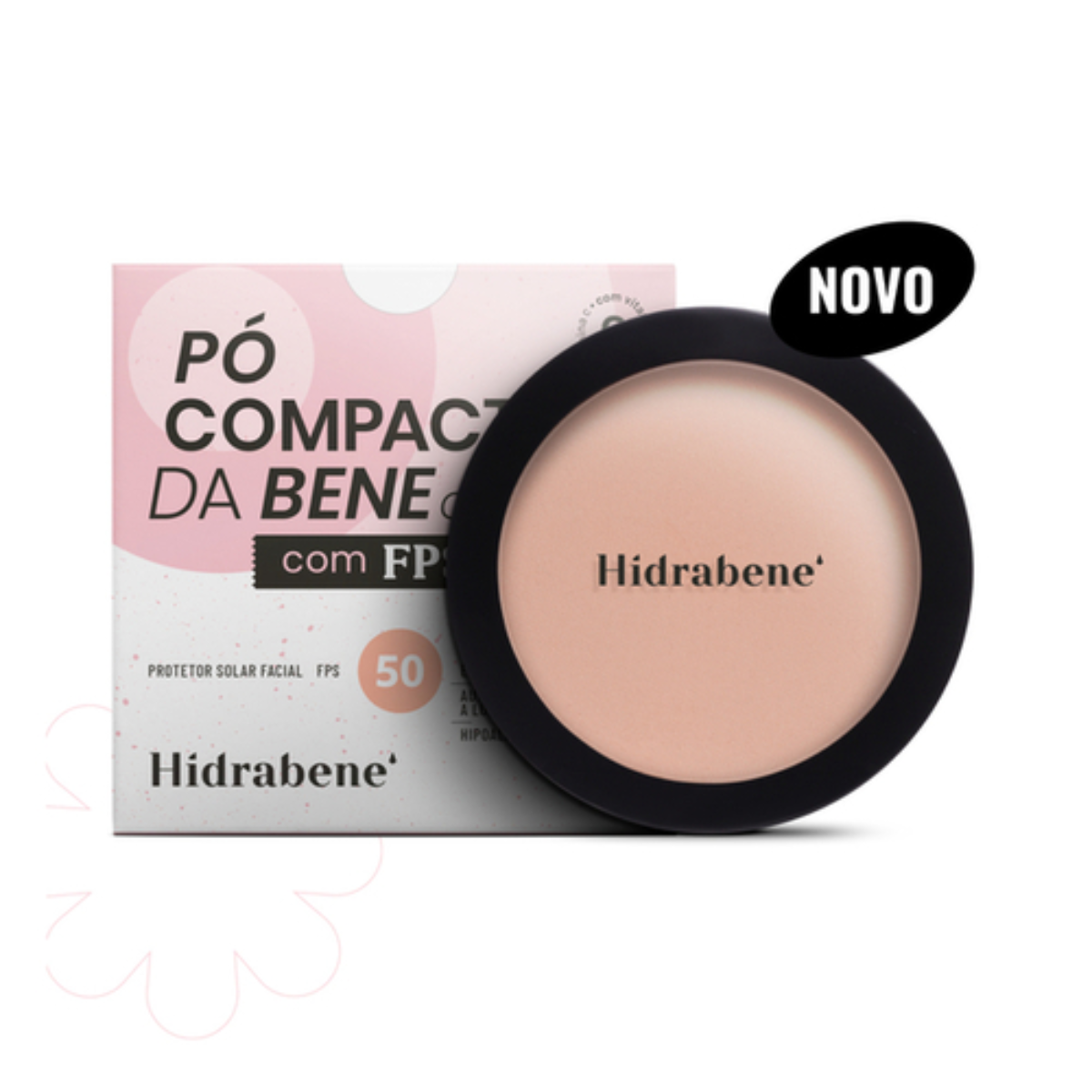 Hidrabene Protetor Solar Fps 50 Pó Compacto 10g Médio