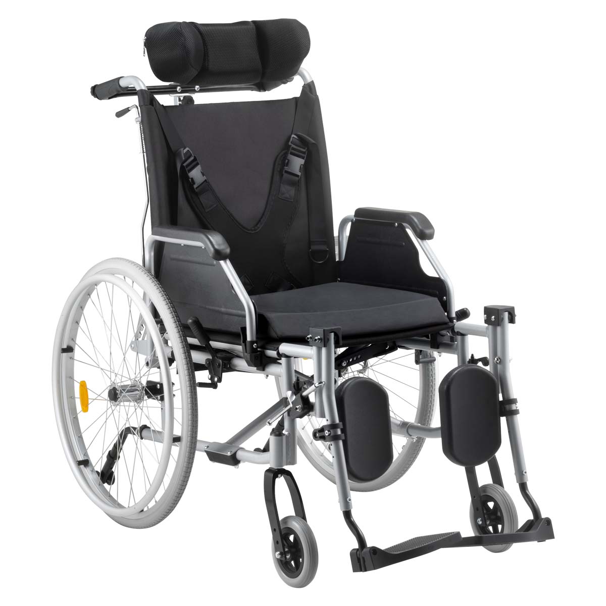 Cadeira de Rodas Reclinável Alumínio Dobrável D700 T48 Dellamed