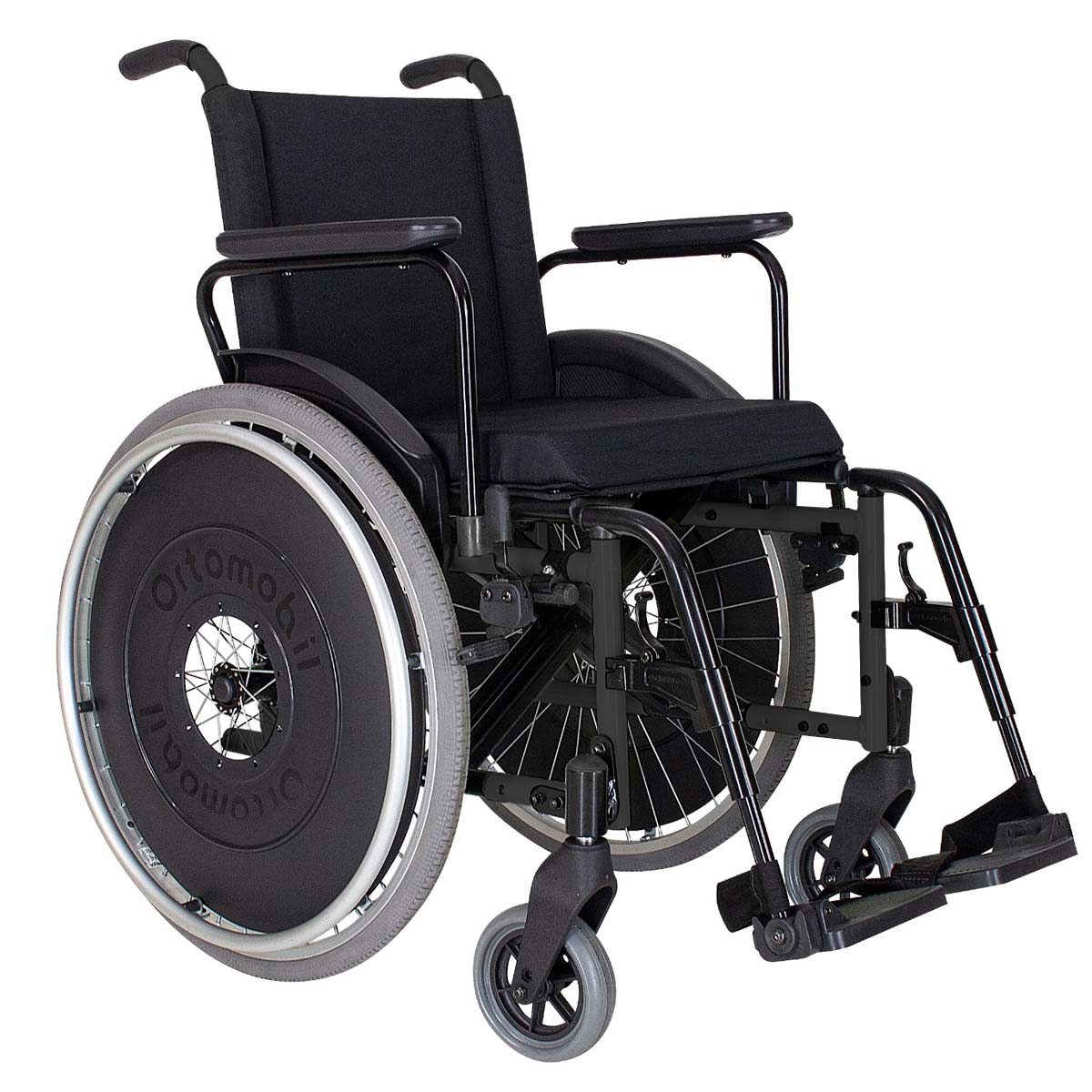 Cadeira de Rodas Dobrável Alumínio MA3E L40 P40 A 40 Ortomobil 002