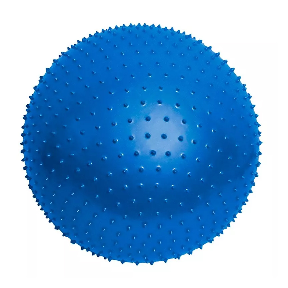 Bola de Pilates com Cravos 65cm Azul Supermedy