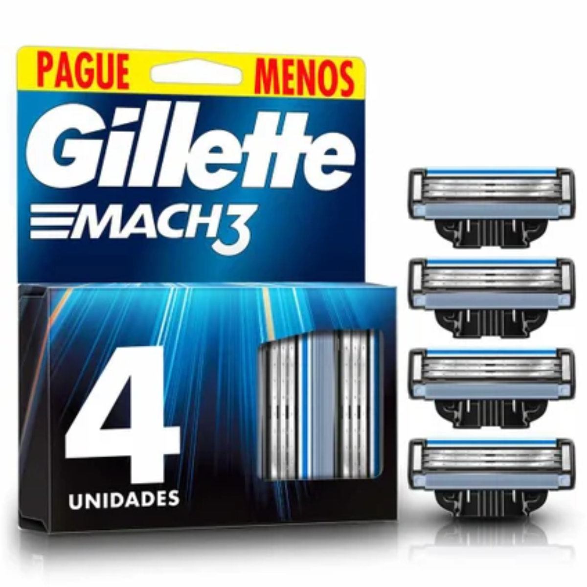 Carga Gillette Mach 3 Leve Mais Pague Menos