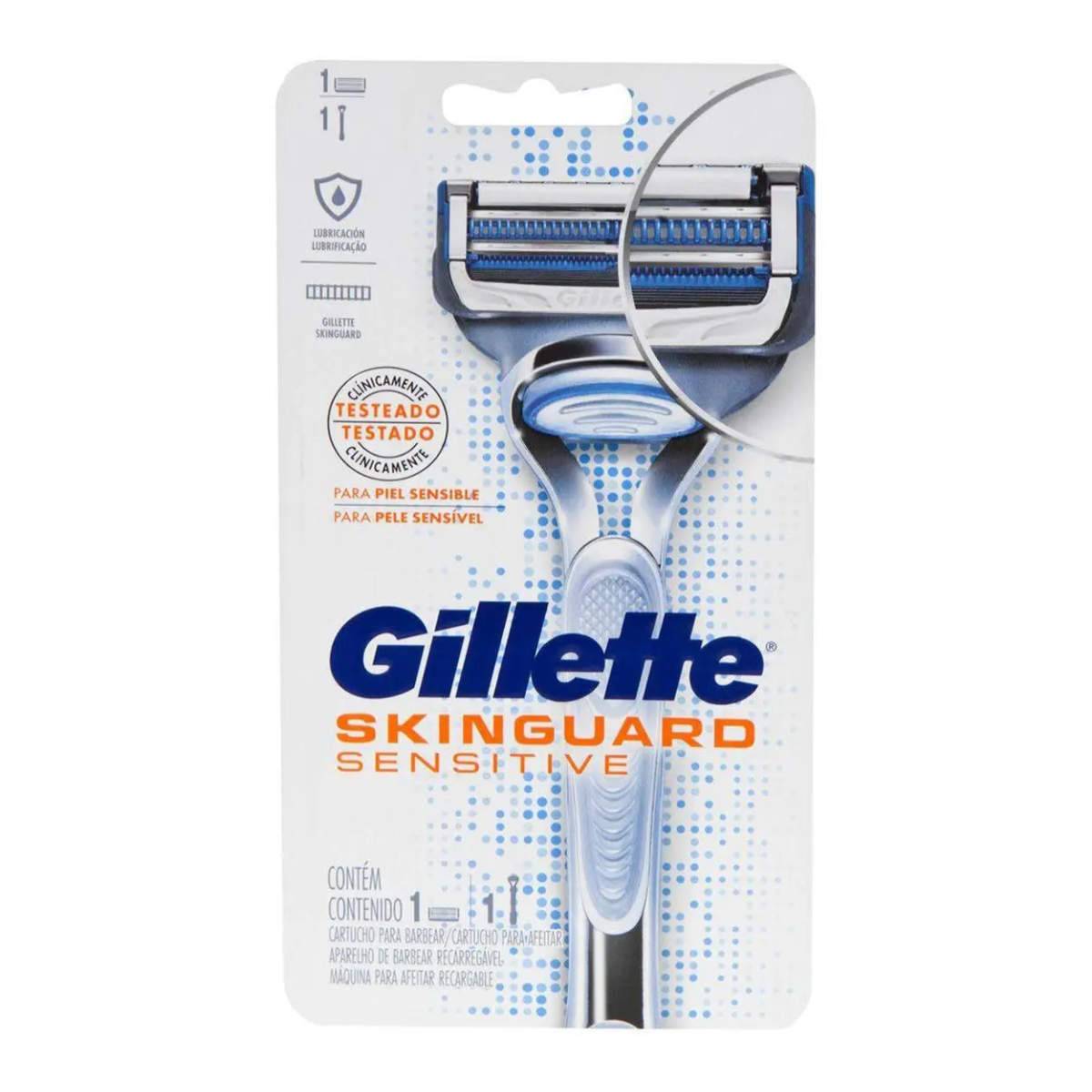 Aparelho De Barbear Gillette Skinguard Sensitive Com 1 Unidade