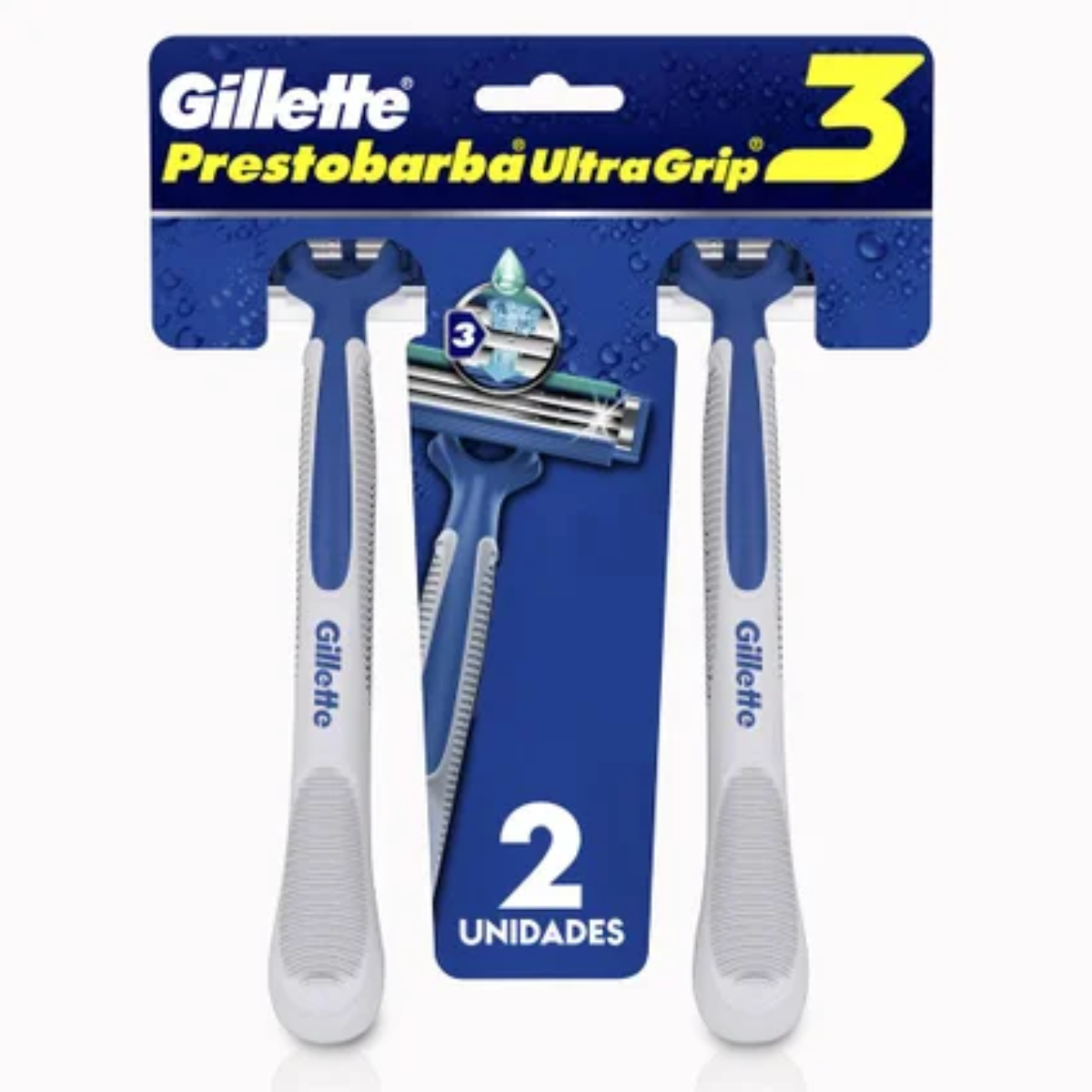 Aparelho De Barbear Descartável Gillette Prestobarba Ultragrip 3 Com 2Aparelho De Barbear Descartável Gillette Prestobarba Ultragrip 3 Com 2