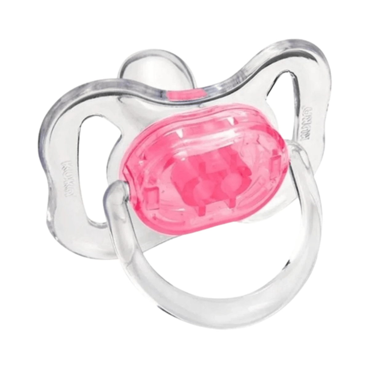 Chupeta Kuka Cristal Tamanho 1 Ortodôntica Rosa Referencia 2012