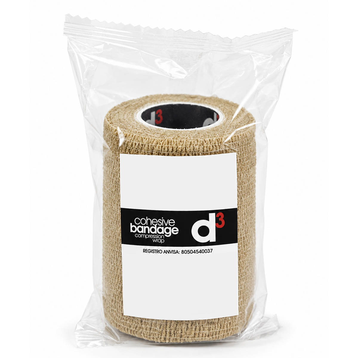 Bandagem Coesive Elástica Autoaderente 7,5cm X 5m D3