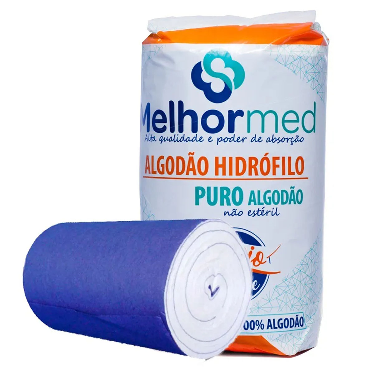 Algodão Hidrofilo Rolo 500g Melhormed