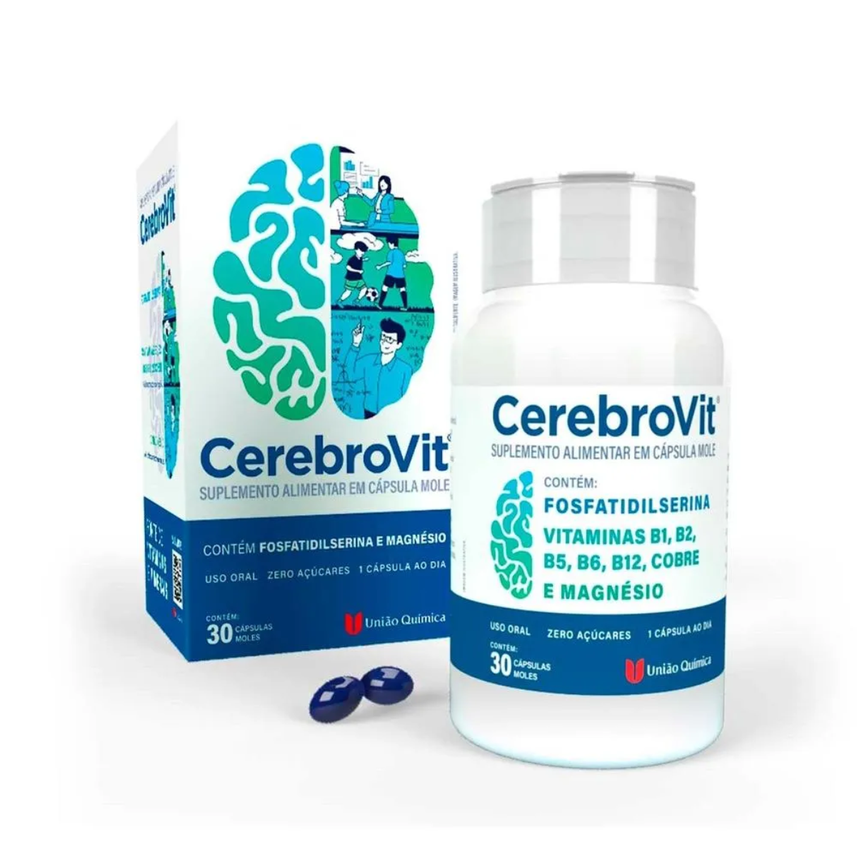 Cerebrovit 30 Cápsulas Moles
