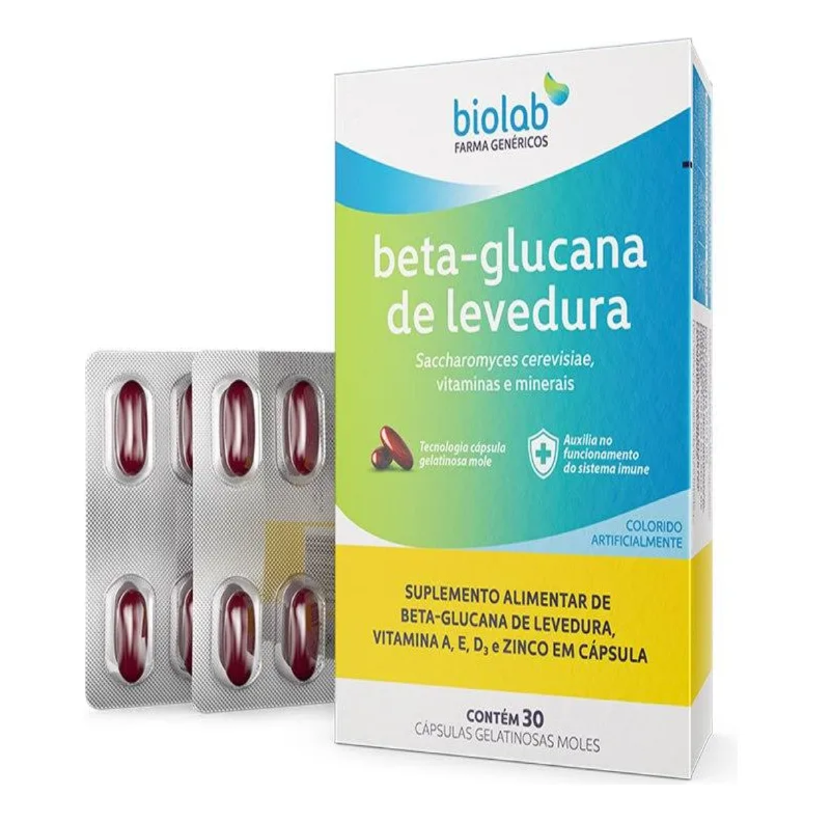 Beta Glucana Levedura Bioland 30 Cápsulas