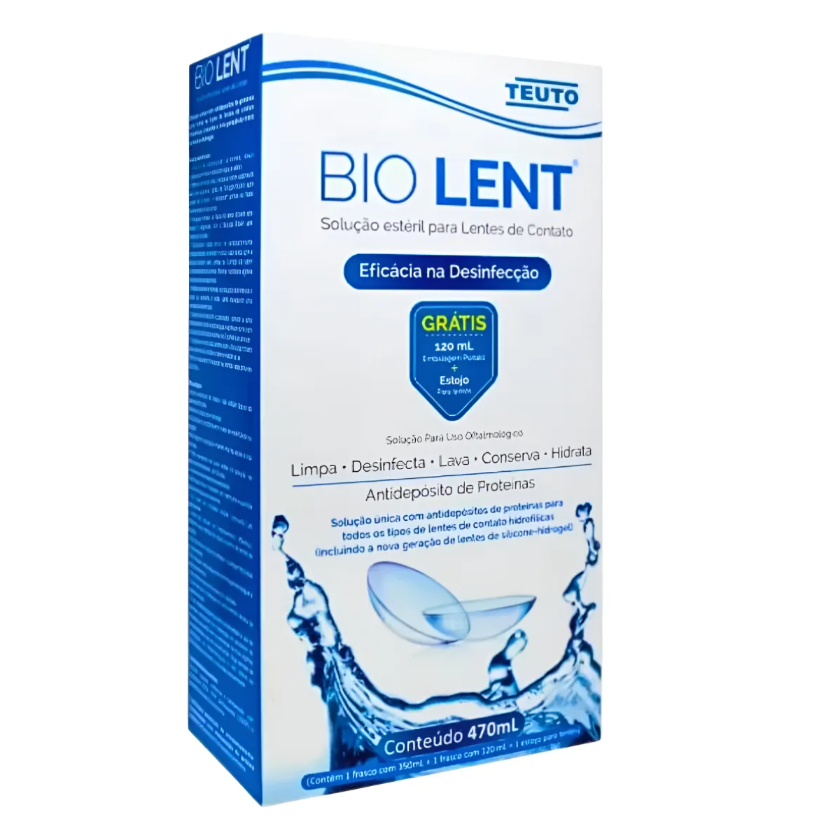 Kit Bio Lent Para Lente de Contato 350ml + 120ml