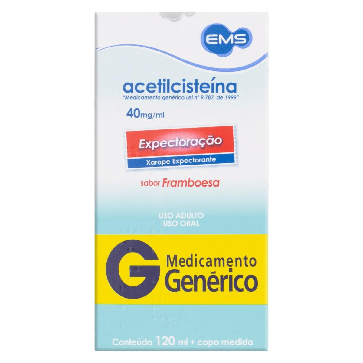 Acetilcisteína 40mg/ml Xarope 120ml EMS