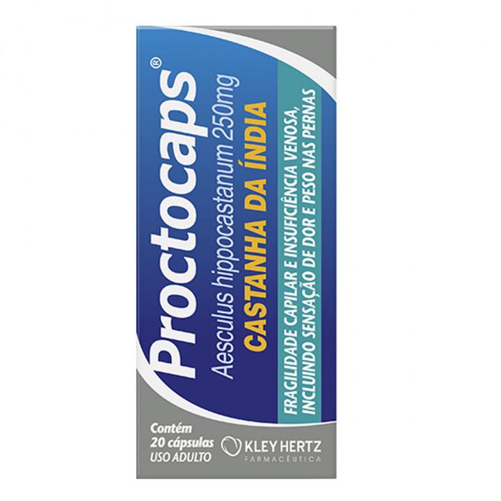 Proctocaps 250mg 20 Cápsulas Kley Hertz