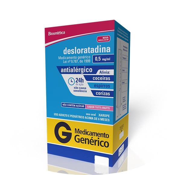 Desloratadina 0,5mg/ml 100ml Biosintética