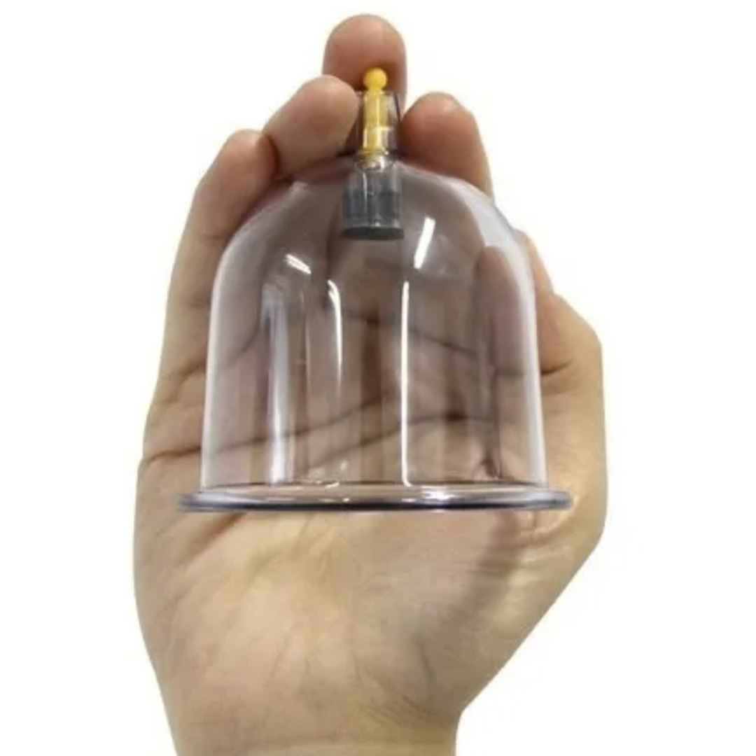 Kit de Ventosas Chinesa Com 12 Copos e Bomba de Sucção / Compre aqui