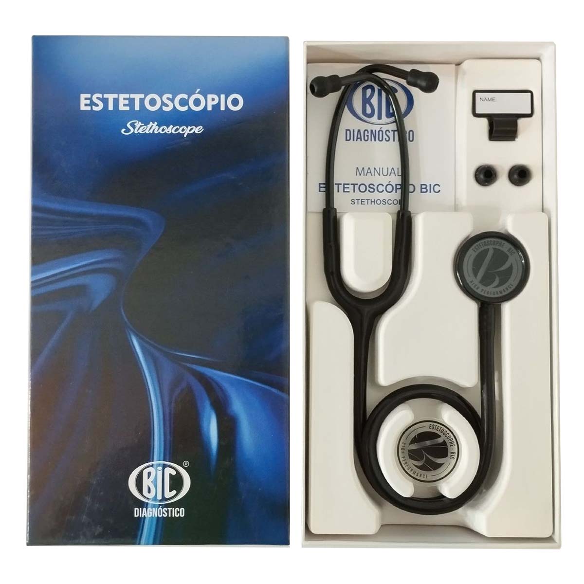 Estetoscópio BIC Eternity III Duplo Cinza e Pediátrico / Compre aqui ...